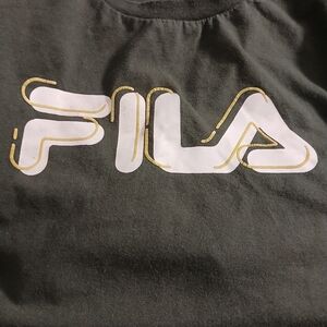 FILA Big Boys Long Sleeve green Shirt size XL